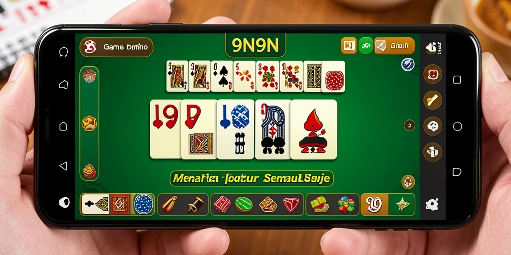 Tampilan gameplay seru dan kompetitif di 9N9N.