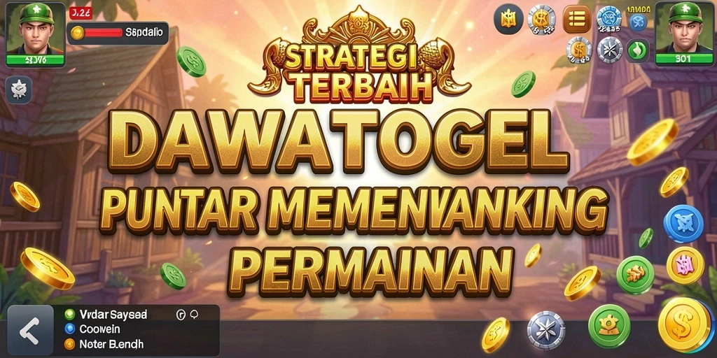 Tampilan gameplay strategis yang mendebarkan di DAWATOGEL.