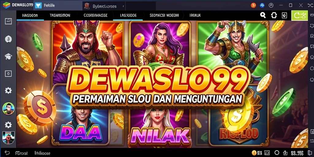 Tampilan gameplay menarik dari DEWASLOT99 yang penuh warna.