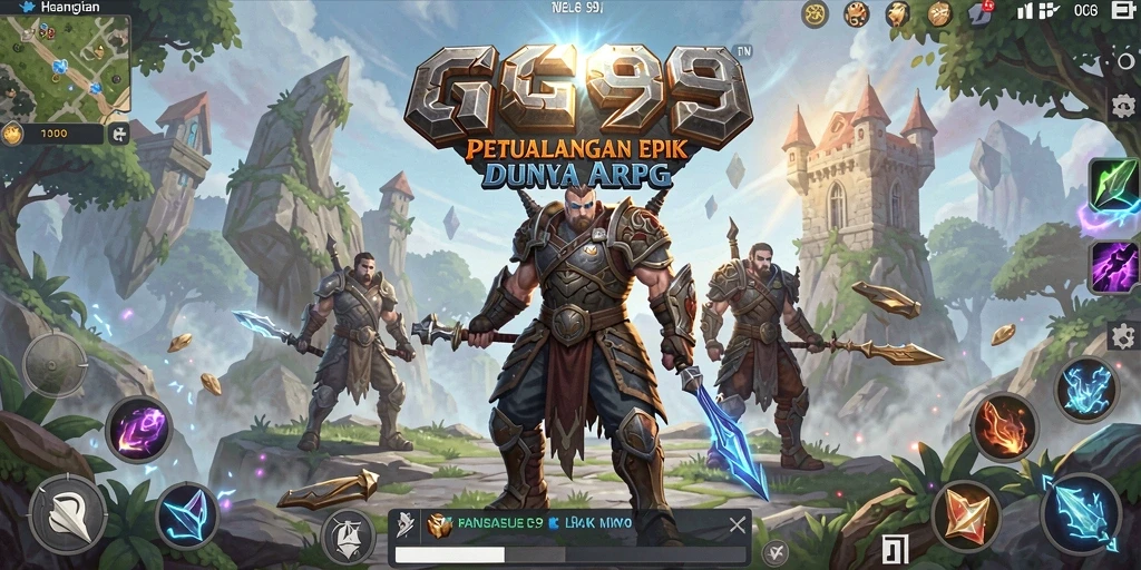 Gameplay seru GG99 dengan pertarungan menarik dan grafik menawan.