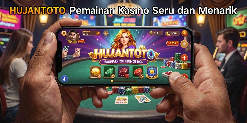 Tampilan menarik dari gameplay HUJANTOTO yang penuh aksi kasino.