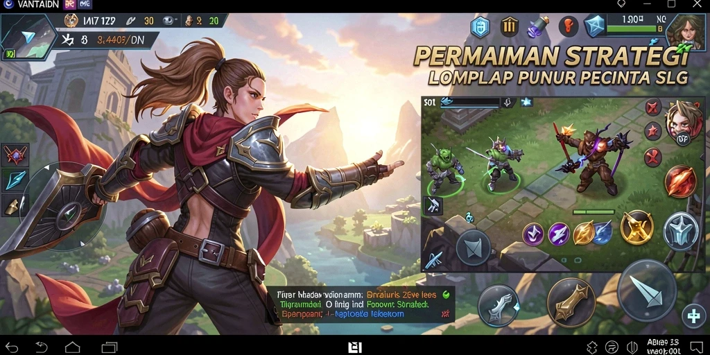 Tampilan gameplay VANTAIDN yang penuh strategi dan aksi.